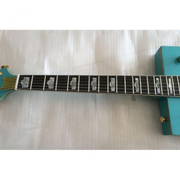Custom Blue Gretsch G5810 Bo Diddley Electric Guitar Cigarette Box #2 image