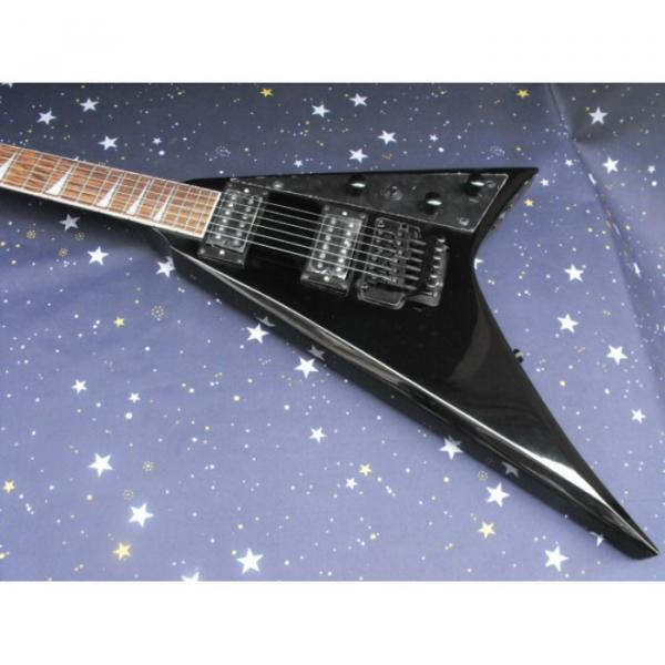 Custom Shop Flying V Jackson USA RR1 Randy Rhoads Black Guitar #3 image