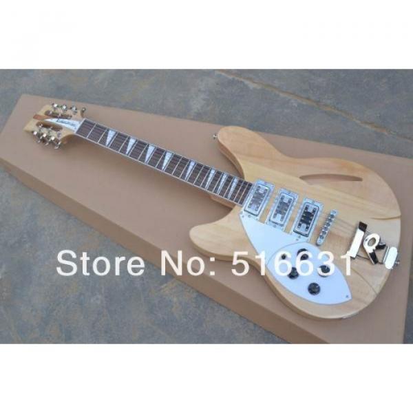 Custom 12 Strings Natural Rickenbacker 330 Left Handed Electric Guitar #1 image