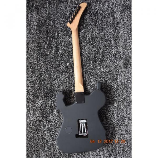 Custom  ESP Black Carved Skull Electric Guitar #2 image