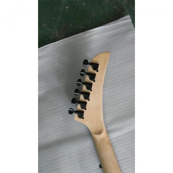 Custom  ESP Black Carved Skull Electric Guitar #3 image