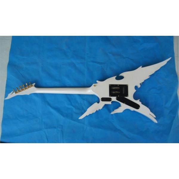 Custom  Shop ESP Angel White Electric Guitar Carvings Floyd Rose Tremolo #3 image
