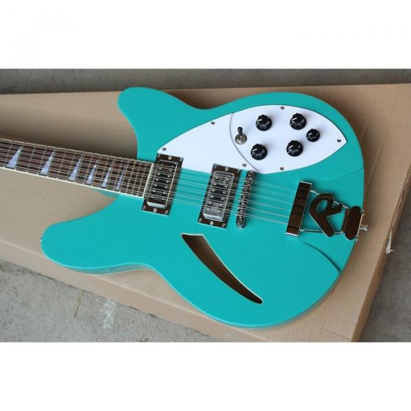 12 Strings Custom 360 2 Pickups Teal Green Electric Guitar #1 image
