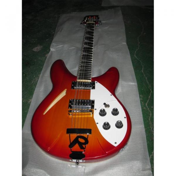 12 Strings Custom 360 2 Pickups Sunburst Electric Guitar #5 image