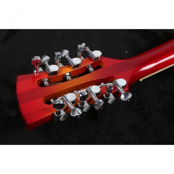 12 Strings Custom 360 2 Pickups Cherry SunBurst Electric Guitar #3 image