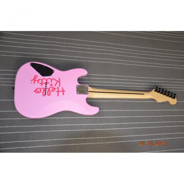 Custom Shop Stratocaster Shell Pink Hello Kitty Electric Guitar #2 image