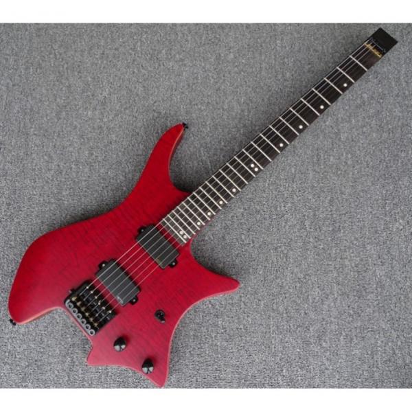 Custom Shop Steinberger Red Maple Top Headless Electric Guitar #1 image