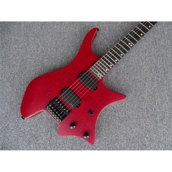 Custom Shop Steinberger Red Maple Top Headless Electric Guitar #4 image
