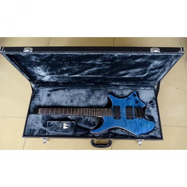 Custom Shop Steinberger Blue Maple Top Headless Electric Guitar #5 image