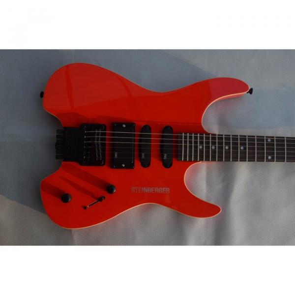 Custom Shop Red Steinberger Headless Electric Guitar #1 image
