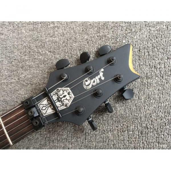 Custom Shop EVL K4 Cort Black Electric Guitar #2 image