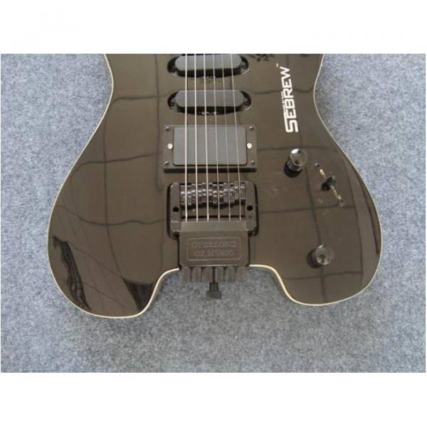 Custom Shop Black Steinberger No Headstock Electric Guitar #3 image