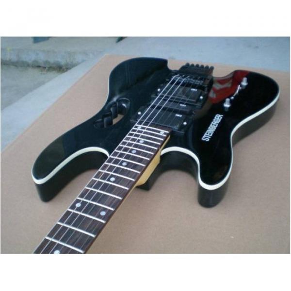 Custom Shop Black Steinberger Headless Electric Guitar #4 image
