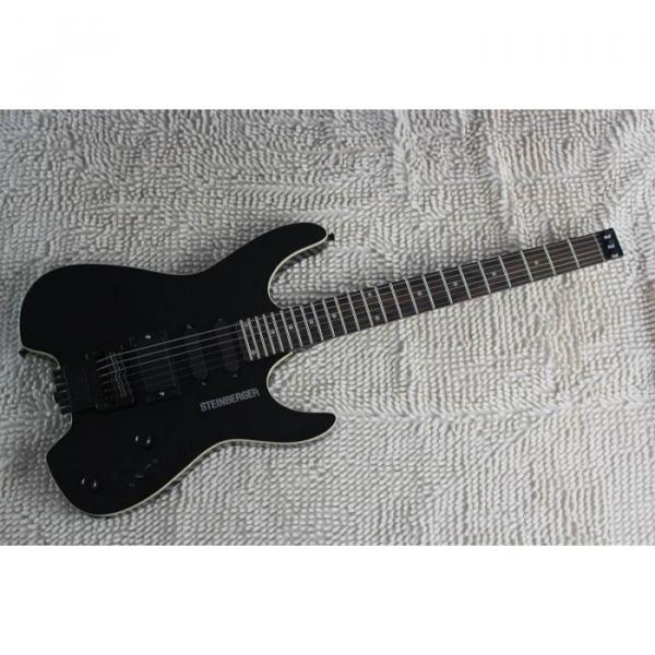 Custom Shop Black Steinberger 24 Fret No Headstock Electric Guitar #5 image