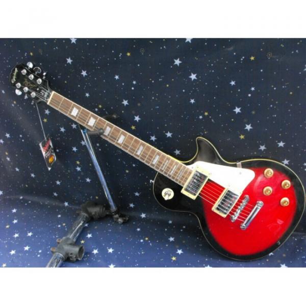 Custom Shop Black Red Burst VOS Epi LP Electric Guitar #1 image