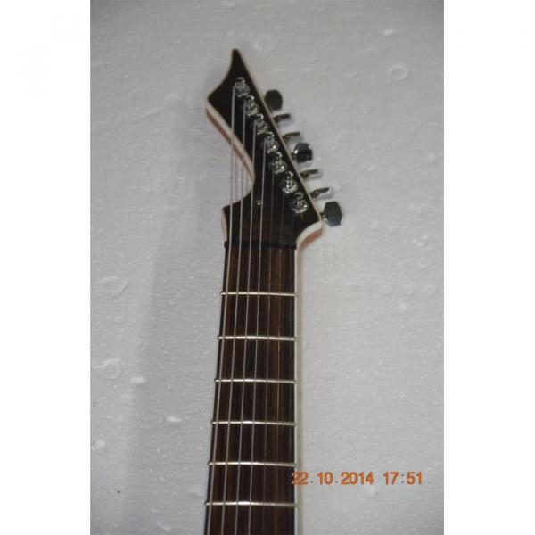 Custom Shop Black Machine 7 String Natural Birdseye Electric Guitar #2 image