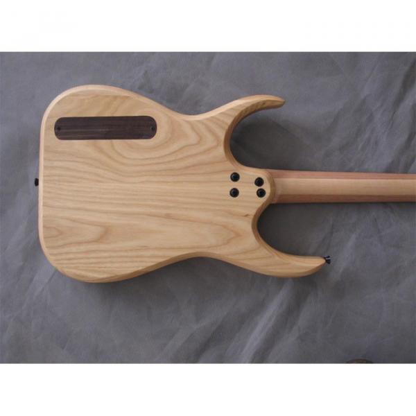 Custom Shop Black Machine 6 String Natural Wood Electric Guitar #2 image