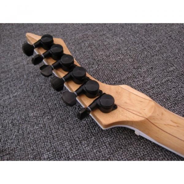 Custom Shop Black Machine 6 String Natural Ash Wood Electric Guitar #2 image
