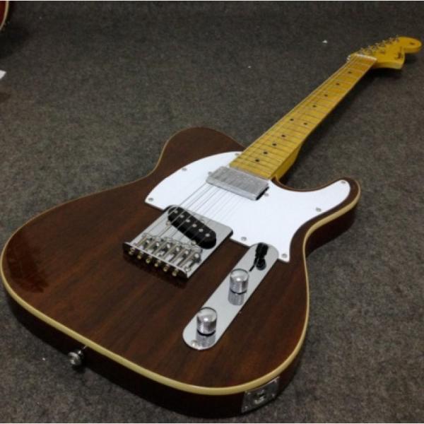 Custom Classic Telecaster Rosewood Body 6 String Electric Guitar #1 image