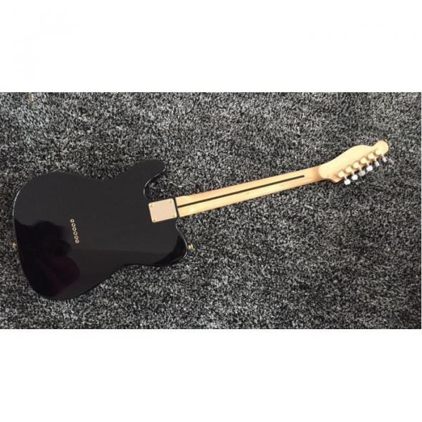 Custom Built Black Gold Paisley Design Telecaster Electric Guitar James Burton #5 image