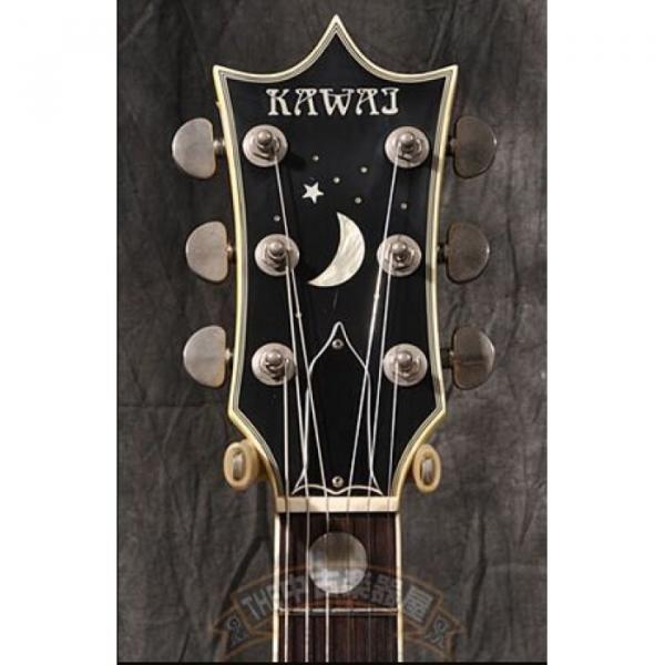 Custom Built Kawai Moonsalut Electric Guitar Color Options Real Abalone #3 image