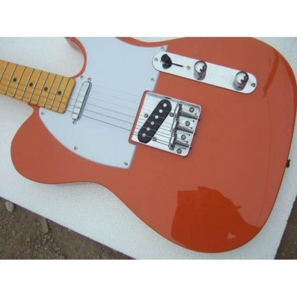 Custom American Telecaster Orange Electric Guitar #1 image