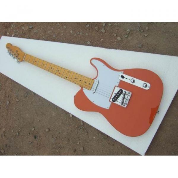 Custom American Telecaster Orange Electric Guitar #2 image