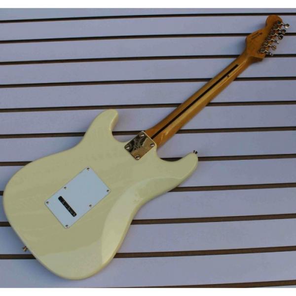 Custom American Stratocaster Vintage White Electric Guitar #3 image