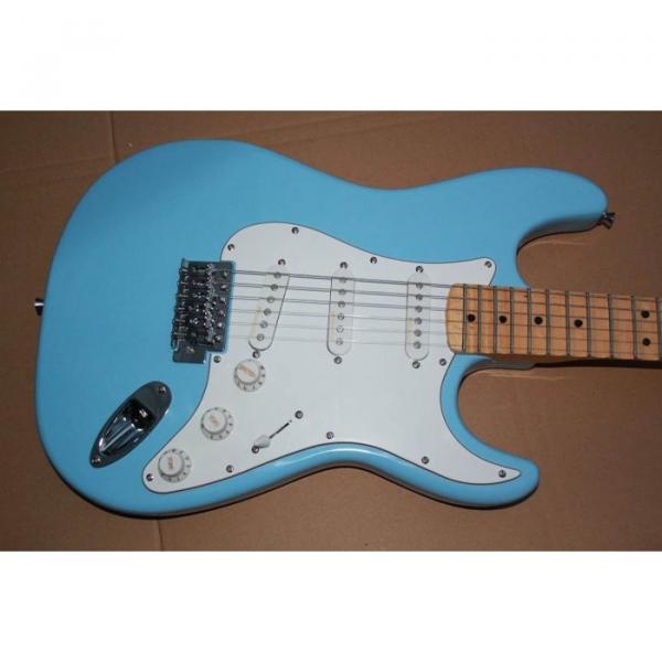 Custom American Stratocaster Daphe Blue Electric Guitar #1 image