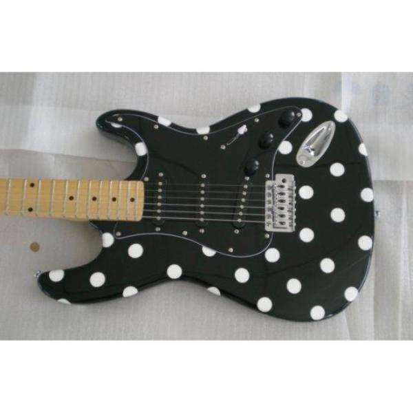 Custom American Buddy Guy Stratocaster Polka Dots Electric Guitar #1 image