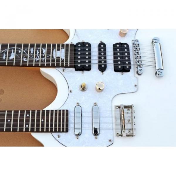 Custom Double Neck JEM7V 12 Strings and 8 Strings Guitar #5 image