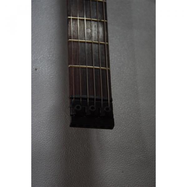 Custom Shop Sunburst Flame Maple Top Steinberger Double Neck Headless Guitar #4 image