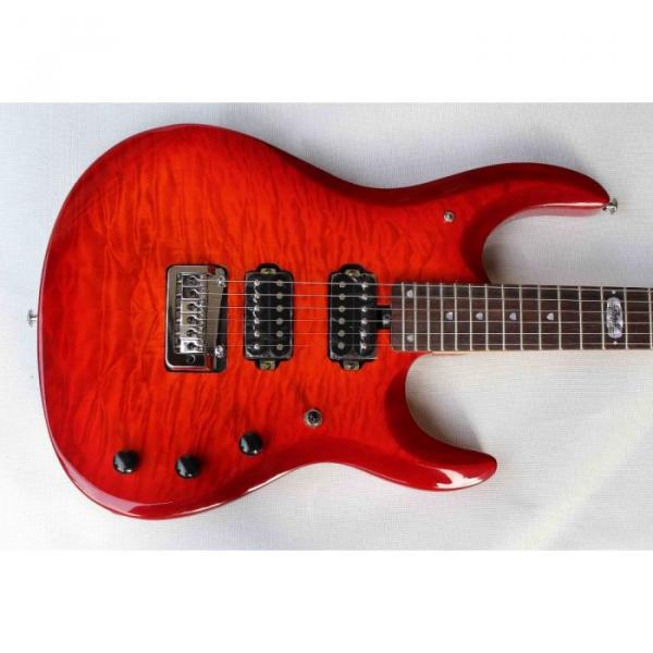 Custom Shop Music Man Ernie Ball Quilted Maple Red Guitar JP15 #1 image