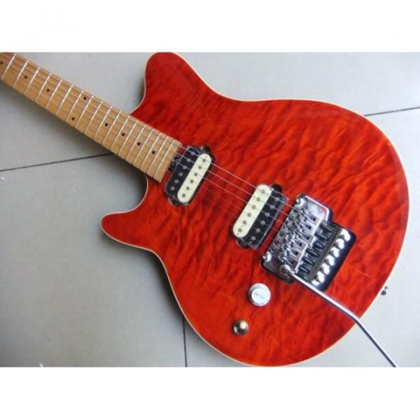 Custom Shop Music Man Ernie Ball Orange Quilted Maple Top 6 String Guitar #1 image