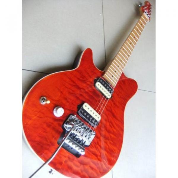 Custom Shop Music Man Ernie Ball Orange Quilted Maple Top 6 String Guitar #4 image