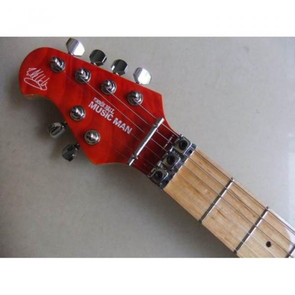 Custom Shop Music Man Ernie Ball Orange Quilted Maple Top 6 String Guitar #5 image