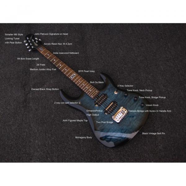 Custom Music Man John Petrucci Ernie Ball JP6 Ocean Blue Guitar #1 image