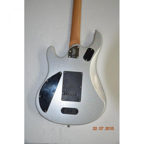 Custom Music Man John Petrucci Ernie Ball JP6 Metallic Silver Gray Guitar #2 image