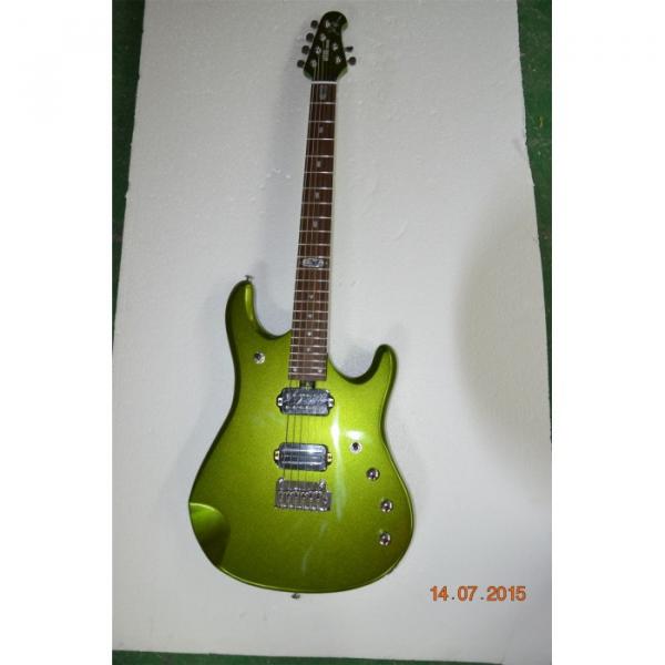 Custom Music Man John Petrucci Ernie Ball JP6 Metallic Green Guitar #3 image