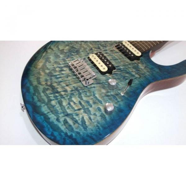 Custom Shop Suhr Flame Maple Top Blue Alder Body Walnut Neck Guitar #4 image