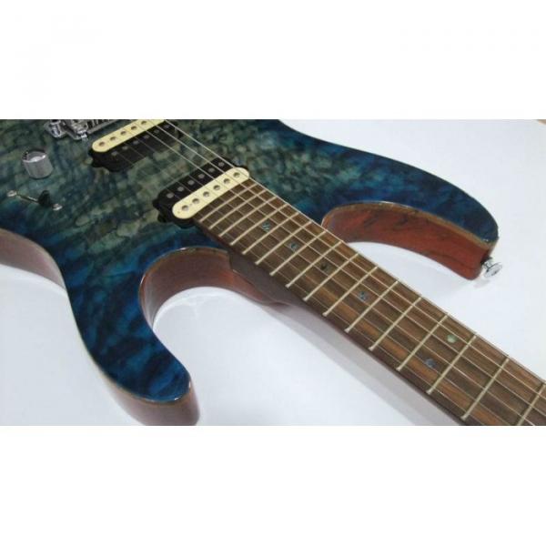 Custom Shop Suhr Flame Maple Top Blue Alder Body Walnut Neck Guitar #5 image