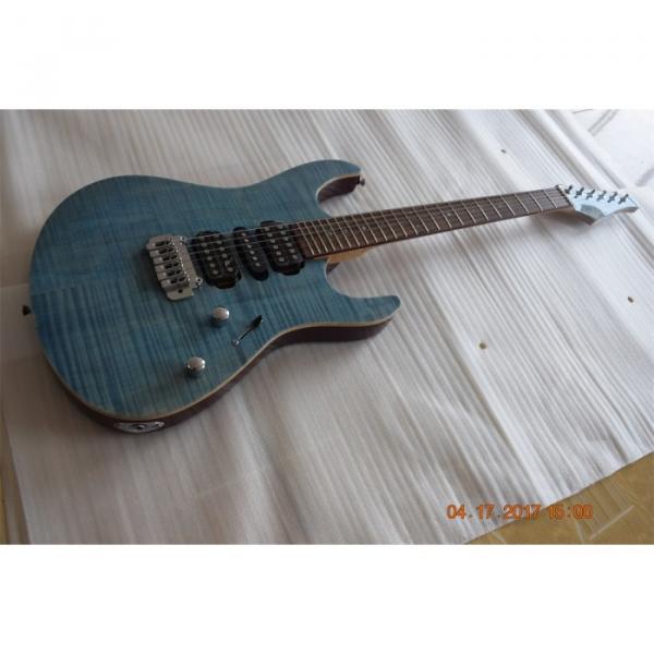 Custom Build Suhr Blue Tiger Maple Top 6 String Electric Guitar #3 image