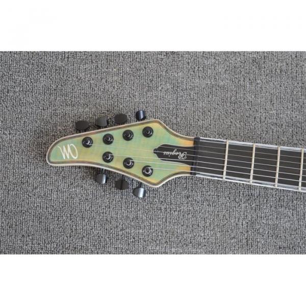 Custom Built Regius 7 String Denim Teal Maple Top Mayones Guitar #5 image