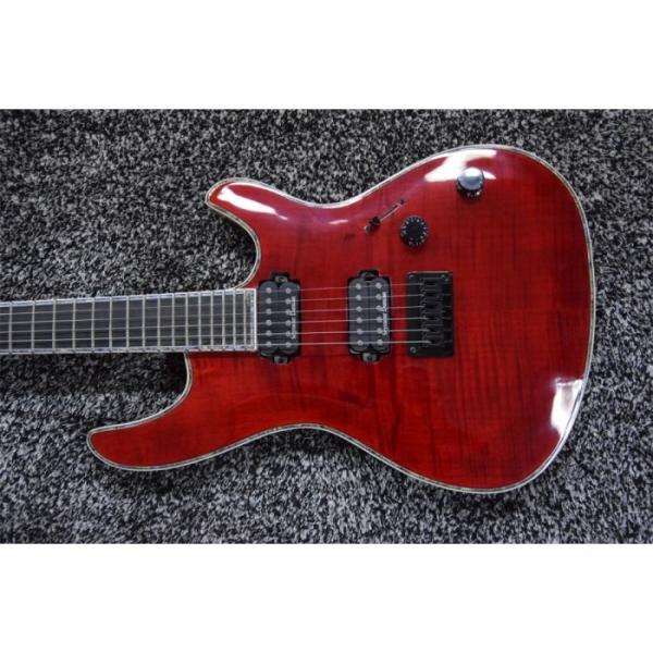 Custom Built Regius 6 String Burgundy Finish Mayones Guitar #3 image