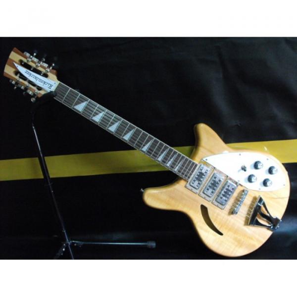 Custom Shop Natural Rickenbacker 330 12 Strings 3 Pickups Guitar #4 image