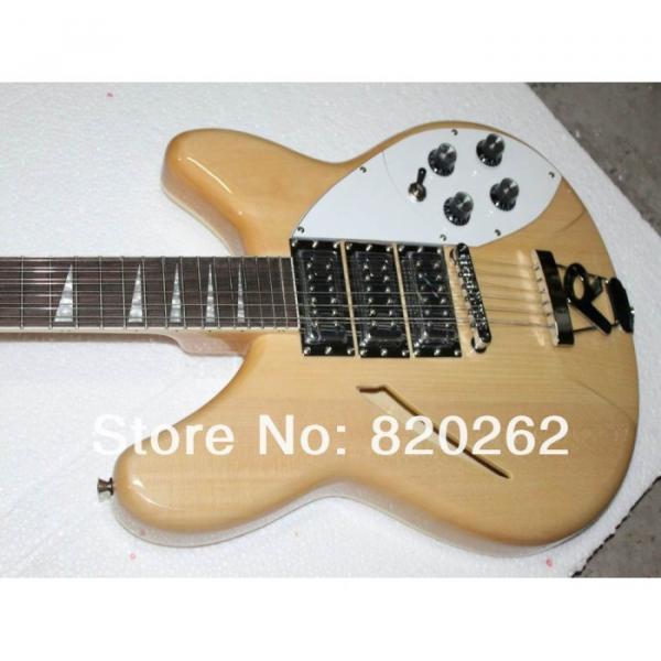 Custom Shop 12 String Rickenbacker Natural Glow 330 Guitar #4 image
