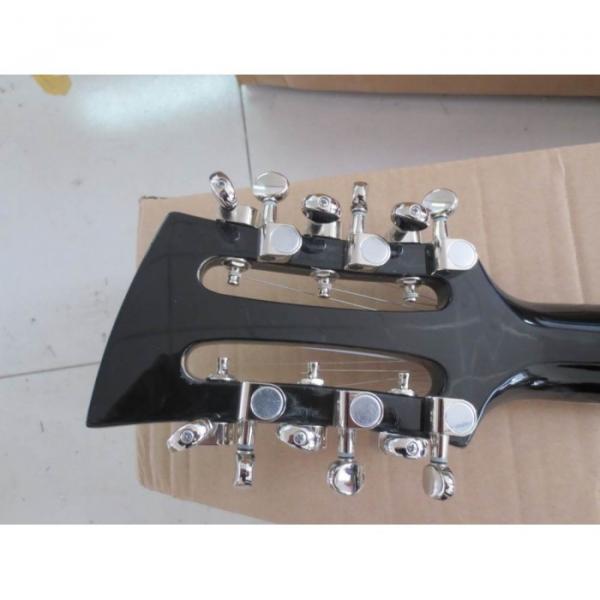 Custom 2 Pickups Rickenbacker 330 Black 12 String Guitar #2 image