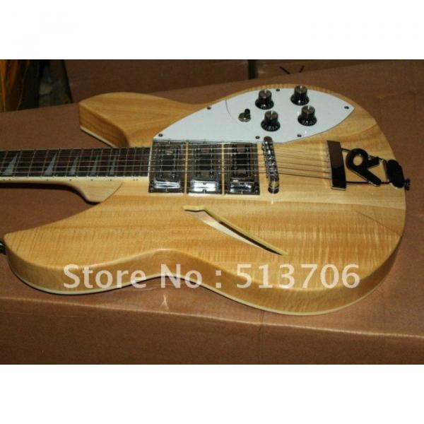 Custom 3 Pickups Rickenbacker 330 Natural Guitar #4 image
