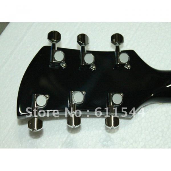 Black Rickenbacker 6 Strings 381 3 Pickups Guitar #1 image
