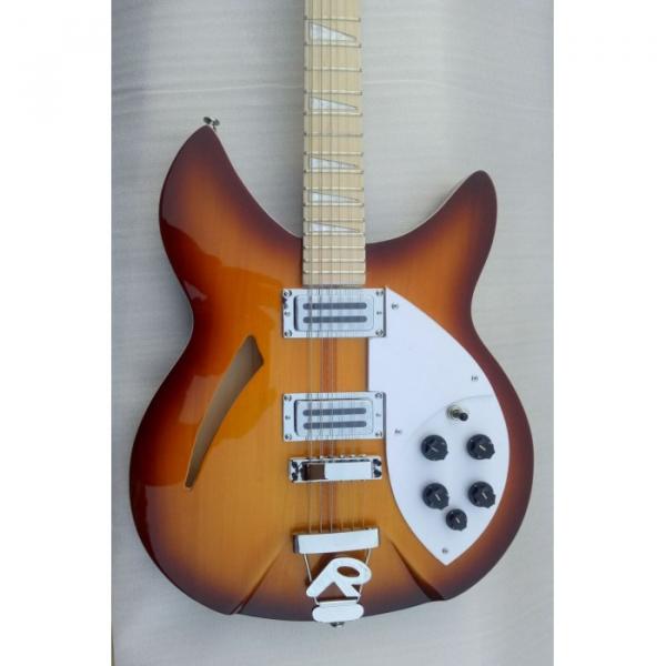 12 Strings Rickenbacker 360  2 Pickups Heritage Vintage Guitar Maple Fretboard #3 image